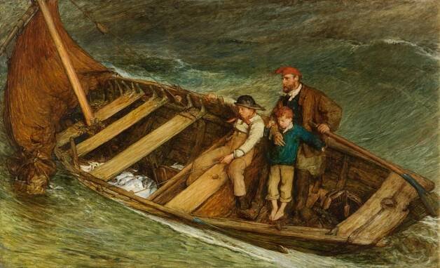 Soubor:William Quiller Orchardson - Toilers of the Sea (1870).jpg