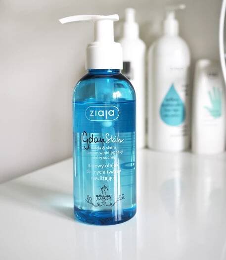 Zklidňující a hydratační mycí olej Ziaja GdanSkin recenze | ILoveMakeUp
