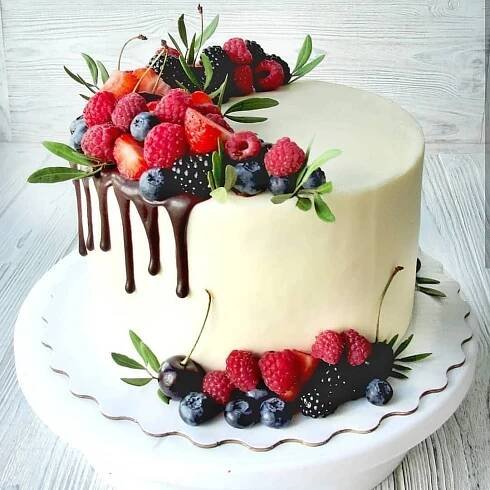 Pin by Mariana Chaves on Pasteles | Simple birthday cake, Birthday cake decorating, Easy cake