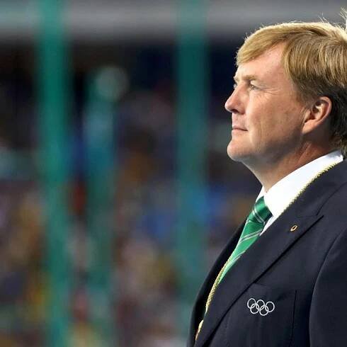 OH 2016, atletika: nizozemský král Willem-Alexander
