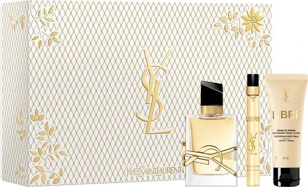 Kosmetická sada Yves Saint Laurent Libre dárková sada (parfémová voda 50 ml + tělové mléko 50 ml + cestovní sprej 10 ml) dámská