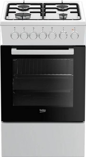 Plynová a elektrická kuchyně Beko FSM52120DW Bílá