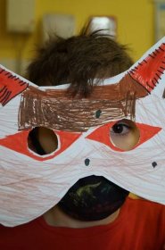 Maska čerta – práce s papírem – Základní škola Přepeře