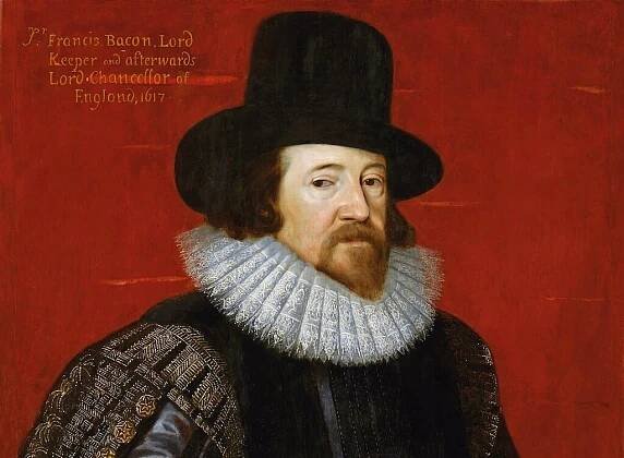 Portrait of Sir Francis Bacon (1617). 