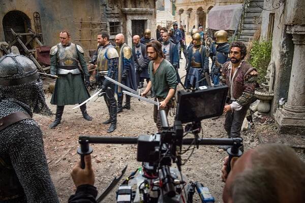 Elliot Cowan, Kieran Bew, Tom Riley, Gregg Chilingirian - Da Vinciho démoni - Semper Infidelis - Z natáčení