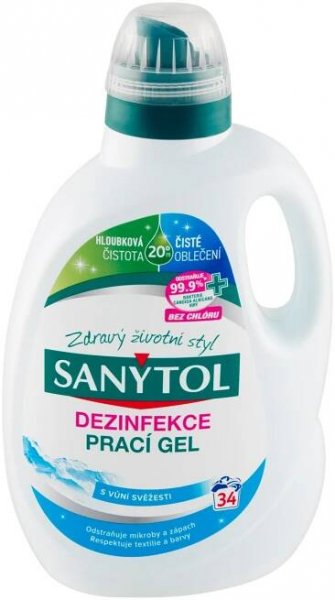 Sanytol Dezinfekce prací gel s vůní svěžesti