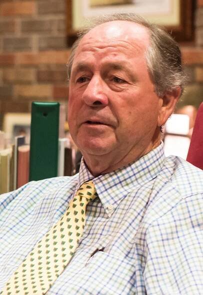 Bill Greene discusses the metro area's hospital systems. (Photo by Adam Campbell)