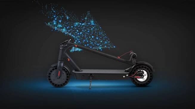 Složená Elektrická koloběžka Scooter Two S60_05