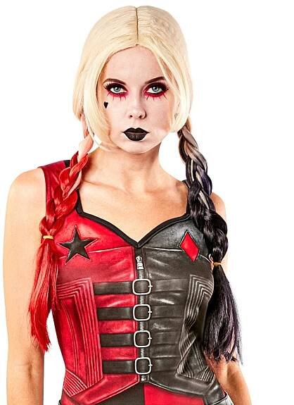 HARLEY QUINN Dámská paruka - Suicide Squad 2