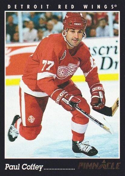 PAUL COFFEY @ DETROIT RED WINGS @ Pinnacle - Hokejové karty