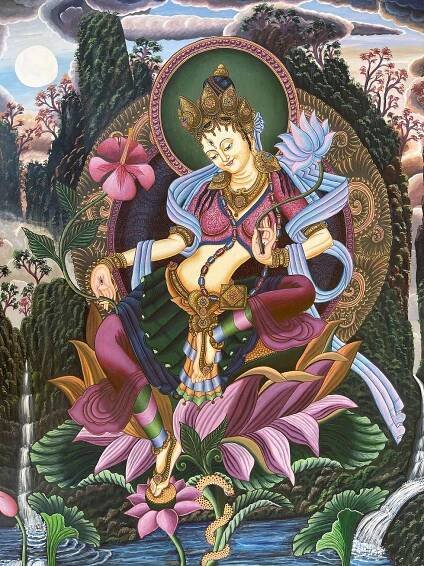 White Tara Thangka