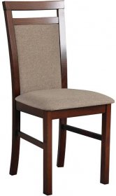Moderní jídelní židle Mia 5, ořech - ORFA nábytek