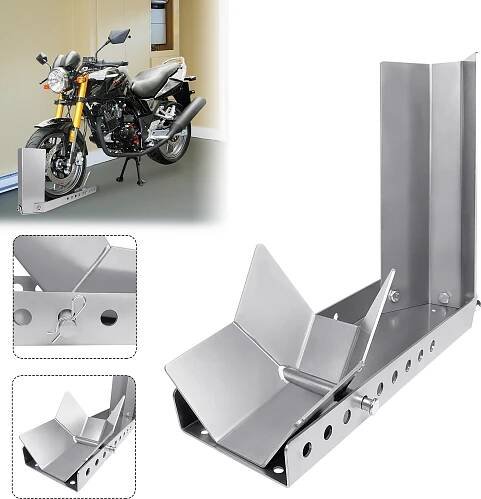 LARS360 1Piece Motocykl Rocker Motocyklová stojanová svorka předního kola Motocyklová kolébka Dopravní kolejnice