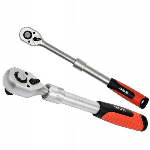 YATO TELESKOPICKÁ RAČŇA S DLHÝM DRŽADLOM 3/8'' 215-315 MM 72 ZUBOV YT-0298