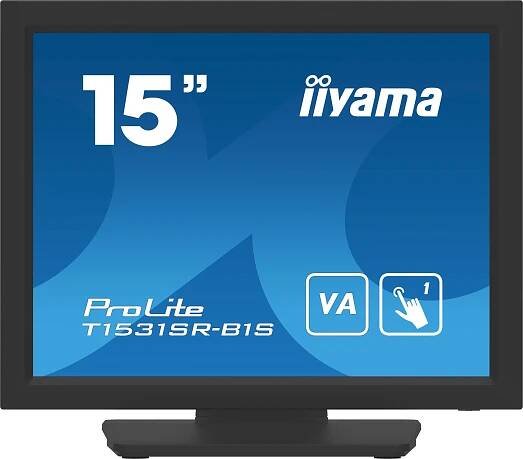 iiyama T1531SR-B1S Pokladní monitor 38,1 cm (15") 1024 x 768 px XGA Dotyková obrazovka