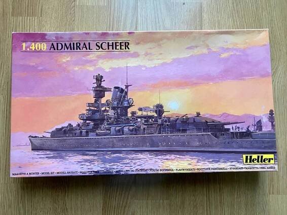 ADMIRAL SCHEER HELLER - Modely lodí, bojových plavidel