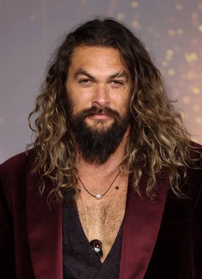 Closeup of Jason Momoa