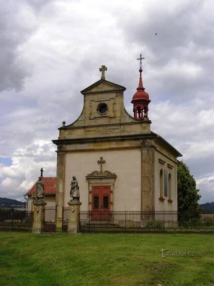 Březina . kaple