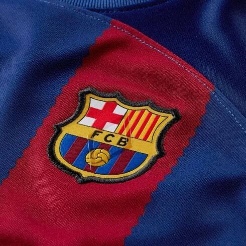 Nike FC Barcelona 2023/24 Home Jr fotbalový set DX2815-456 dětské 96 cm