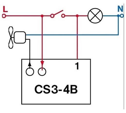 Časový spínač časové relé CS3-4B