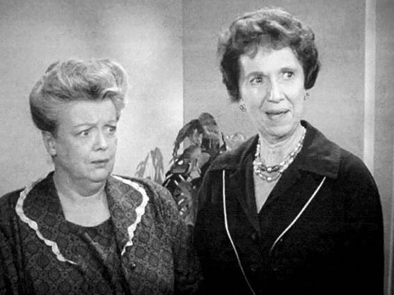 Frances Bavier and Hope Summers