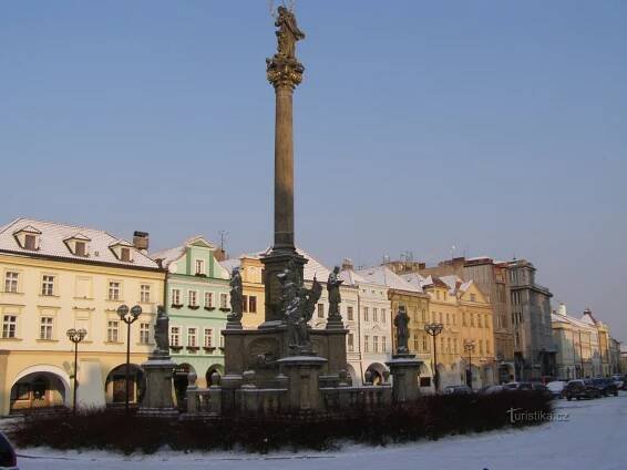 Hradec Králové - Mariánský morový sloup