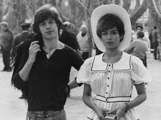 Mick Jagger and his girlfriend Bianca Pérez-Mora Macías