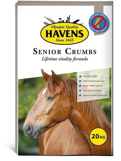 Senior Crumbs 17.5kg - Krmivá pre kone - Havens