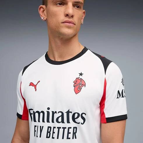 AC Milan 25/26 Away Jersey Men, PUMA White-For All Time Red, large