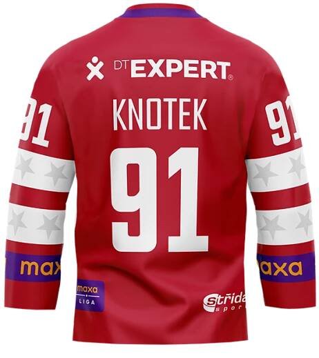 Červený fandres HC Slavia Praha 2024/25