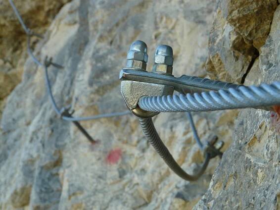 Ferrata na hrad Hněvín v Mostě • Bílinsko