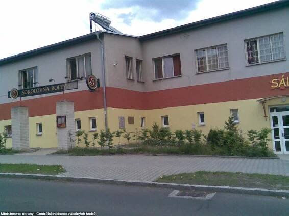 Sokolské památky | Pamětní deska boleveckým sokolům padlým za 1. světové války
