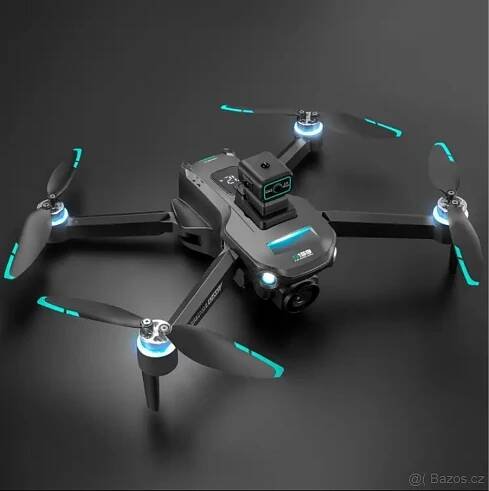 Dron s GPS, kamerou a displejem v ovladači – NOVÝ, 2 baterie - Nymburk