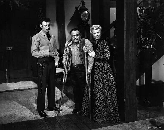 Násilní muži - Z filmu - Brian Keith, Edward G. Robinson, Barbara Stanwyck