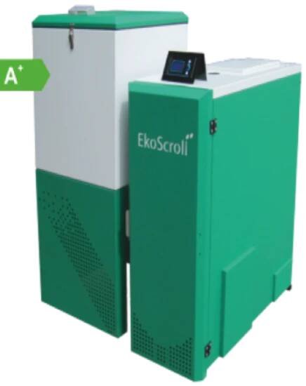 Ekoscroll Alfa 25kW + TECH ST 480 N pelety EA2026625