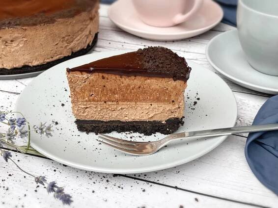 Čokoládový cheesecake bez pečenia