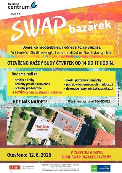 SWAP bazárek - TřebíčLive.cz - Akce v Třebíči a okolí