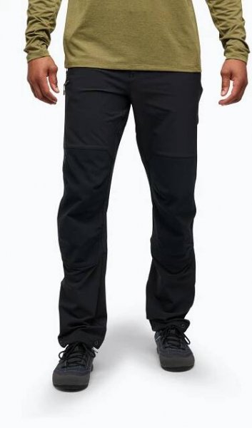 Pánské trekové kalhoty Black Diamond Alpine Hybrid black/black