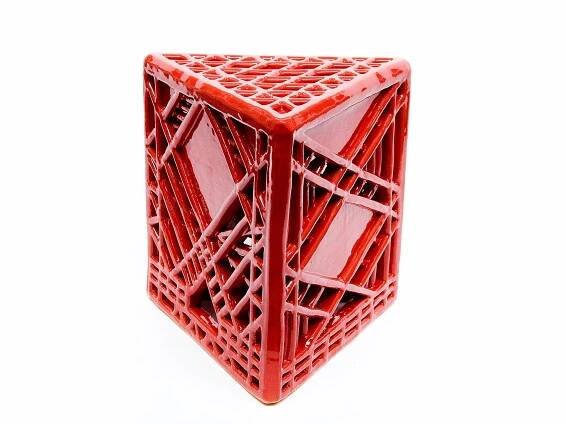   Triangle Crate , earthenware, 2012 