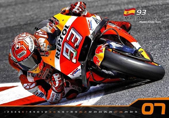 Nástěnný kalendář MotoGP 2019 - eva-moto.com