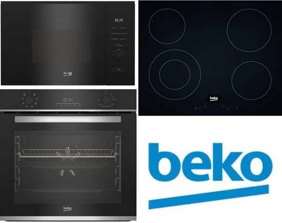 set Beko BBIM13300X + HIC64401 + BMGB20212B + Pečící plech Beko v hodnotě 549 Kč ZDARMA