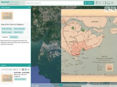 Spatial Discovery – Interactive online viewer of historical maps
