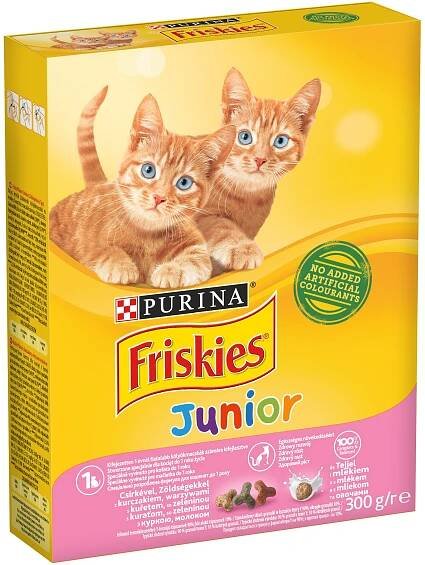Krmivo suché PURINA Friskies JUNIOR <1 kuřecí krůta zelenina 300 g