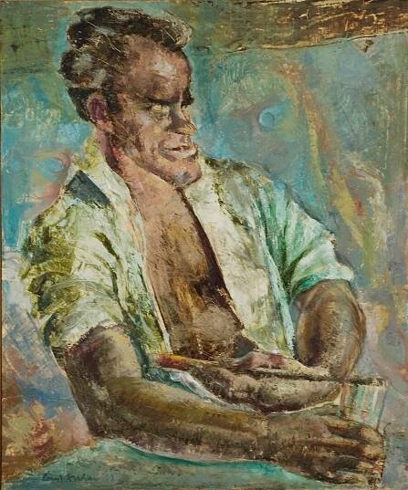 Louis Kahan Painting Portraits — Louis Kahan