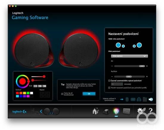 Recenze Logitech G560: výkonné 2.1 reproduktory s RGB podsvícením