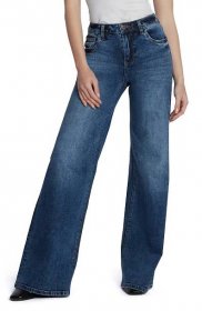 Nordstrom HINT OF BLU Myra Mid Rise Wide Leg Jeans