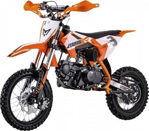 Pitbike Zuumav S3 125ccm 14/12 oranžová