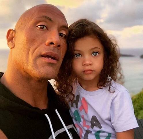 Dwayne Johnson Posts Inspiring Tributes to Three Daughters for International Women's Day