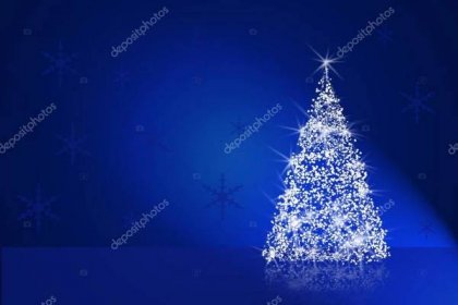 Stáhnout - Modrý lesklý vánoční přání — Stock obrázek