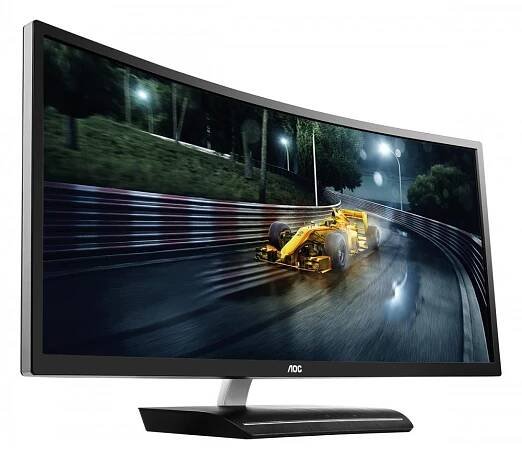 Monitor AOC gaming C3583FQ/BS 35inch, MVA, 2560x1080, D-Sub/DVI/HDMI/DP